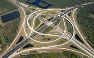 Illustration for article titled This highway interchange is so damn cool I thought it was fake